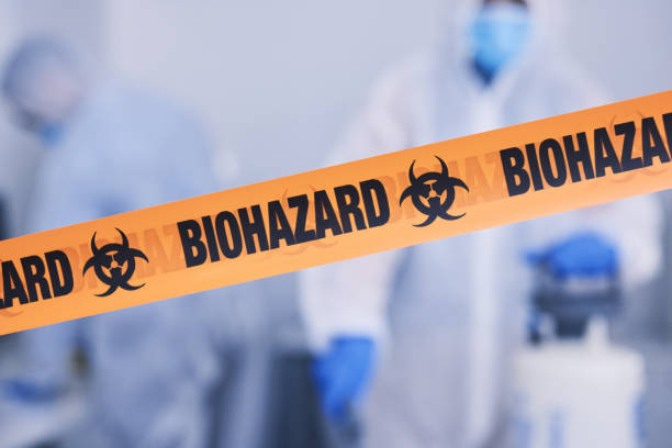 Professional Infectious Disease Decontamination technician working in Alexandria, VA